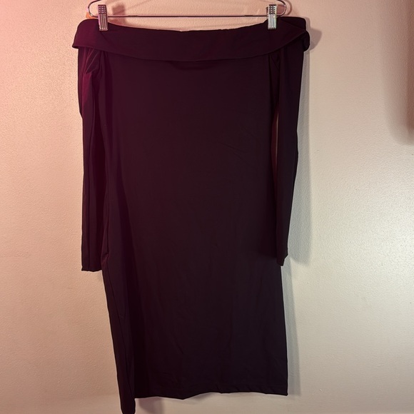 Popilush Shapewear Dress Off Shoulder Mini Dress Shapewear Long sleeve size XXL - Picture 6 of 6